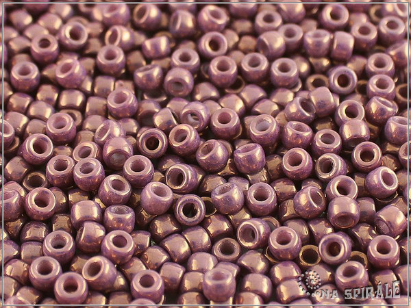 Matubo 7/0, Chalk Violet-Gold Luster, 10 g