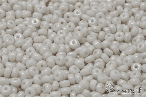 Rondelka 2,5x4 mm, Chalk White Luster, 5 g
