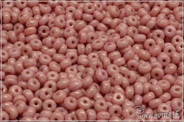 Rondelka 2,5x4 mm, Chalk Red Luster, 5 g