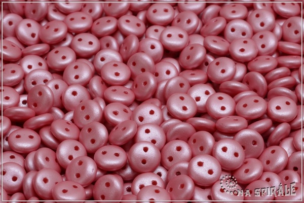 oka dvoudrkov 6 mm, Powdery Rose, 50 ks