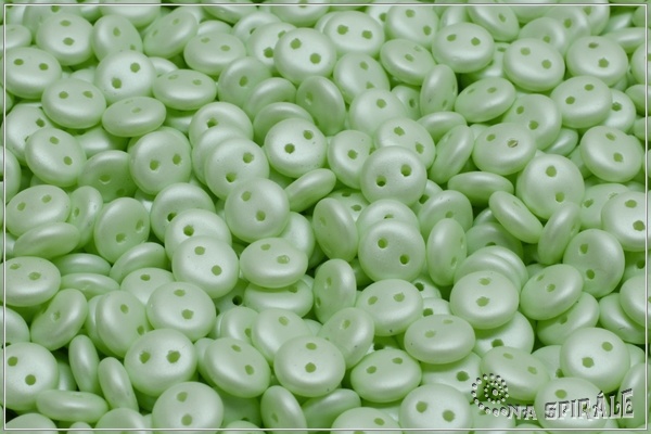 oka dvoudrkov 6 mm, Powdery Green, 50 ks