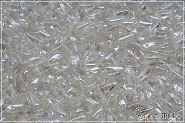 Jazky 8x2,5 mm, Crystal White Luster, 5 g