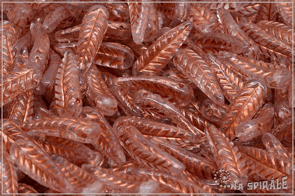 Peka 5x17 mm, Crystal Copper Wash - ir mdn ztr, 12 ks