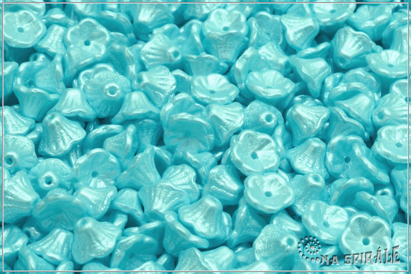 Kytiky - kalky 7x5 mm, Pastel Light Aqua, 25 ks