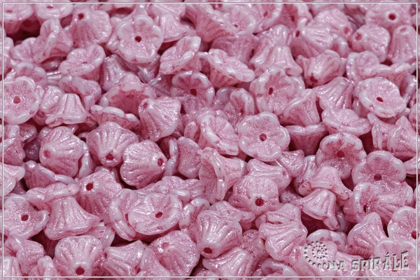 Kytiky - kalky 7x5 mm, Chalk Pink Wash, 25 ks
