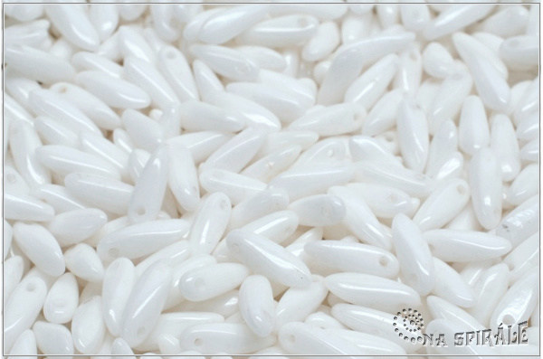 Jazky 10x3 mm, chalk, 40 ks