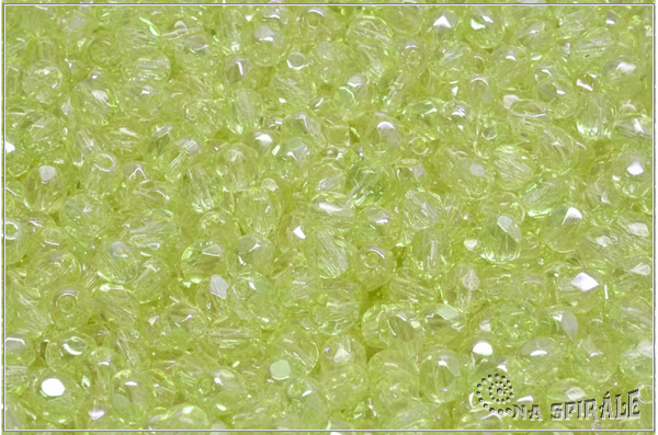 Oh�ovky 4 mm, Transparent Light Jonquil *URAN*, 50 ks