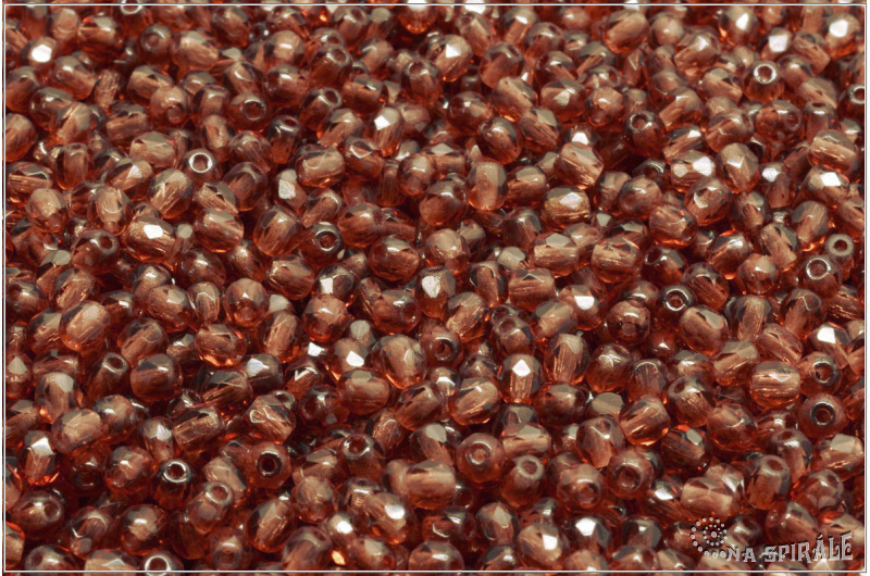 Ohovky 3 mm, Transparent Topaz, 50 ks