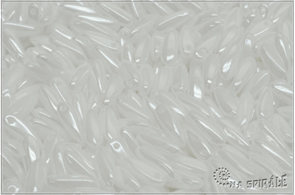 Jaz��ky 10x3 mm, Alabaster Sfinx, 40 ks