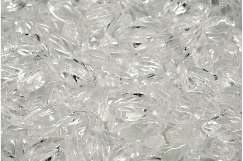 List bukov 7x11 mm - Crystal, 20 ks