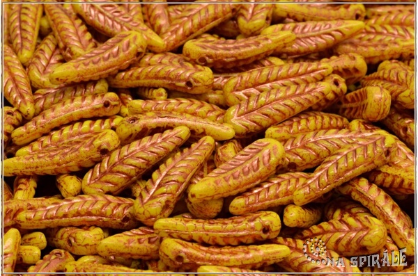 Peka 5x17 mm, Opaque Yellow Copper Wash, 12 ks