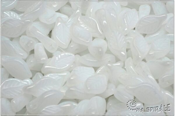 List bobkov 6x12 mm - Alabaster, 20 ks