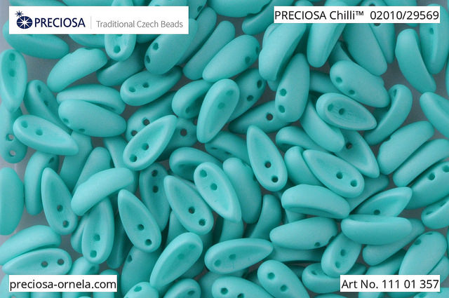 Preciosa Chilli, Vexta Soft Teal, 30 ks