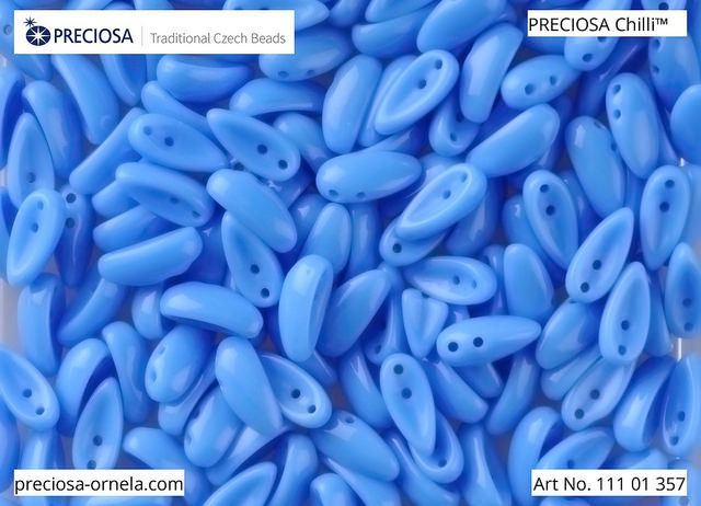 Preciosa Chilli, Opaque Cornflower, 30 ks
