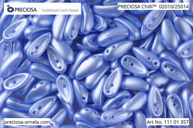 Preciosa Chilli, Pastel Light Sapphire, 30 ks