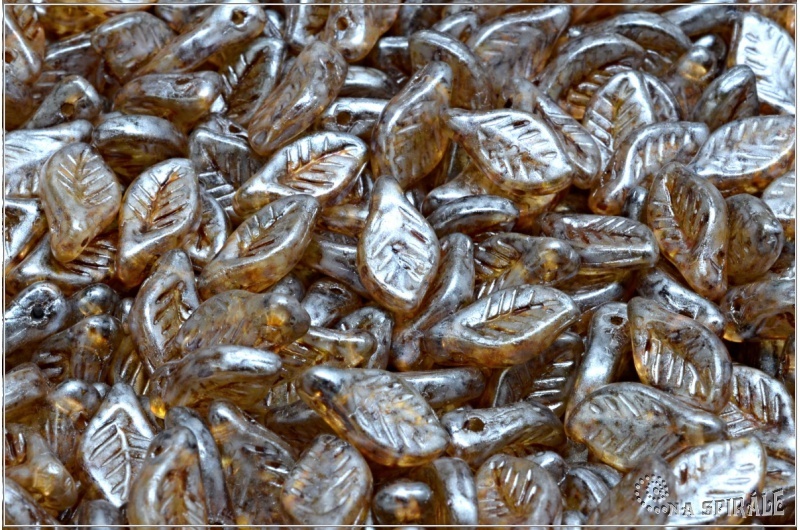 List bobkov 6x12 mm - Crystal, Herbs&Spices Caraway, 20 ks