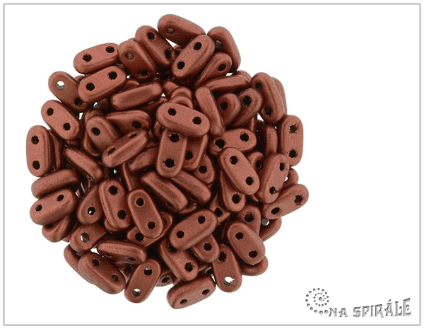 CzechMates Bar 6 mm, Silky Metallic Rust, 50 ks
