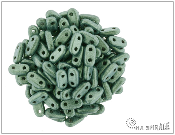 CzechMates Bar 6 mm, Metallic Suede - Lt. Green, 50 ks