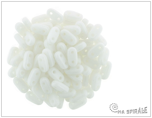 CzechMates Bar 6 mm, Opaque White, 50 ks