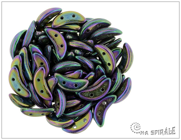 CzechMates Crescent, Metallic Iris Purple, 30 ks