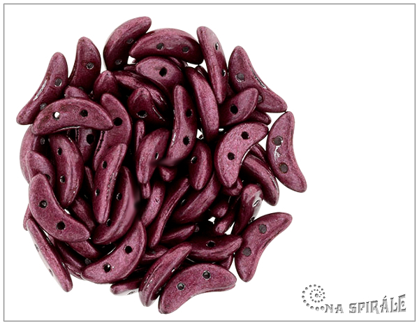 CzechMates Crescent, Saturated Metallic Rose, 30 ks