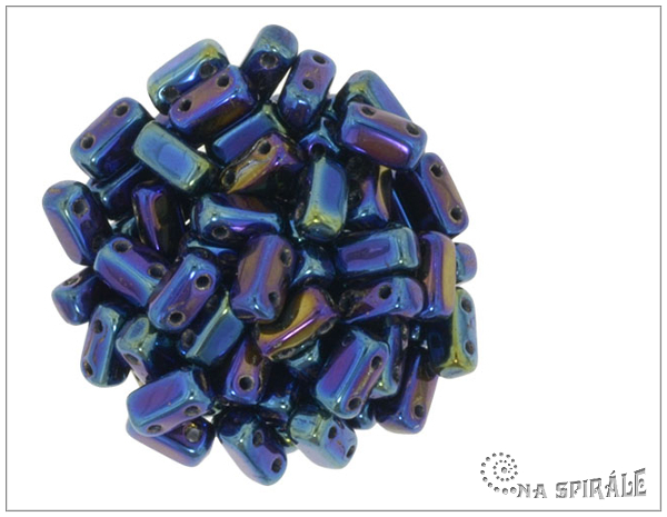 CzechMates Brick, Metallic Iris Blue, 30 ks