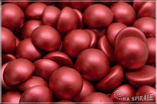 Kaboon kulat 12 mm - Lava Red, 1 ks