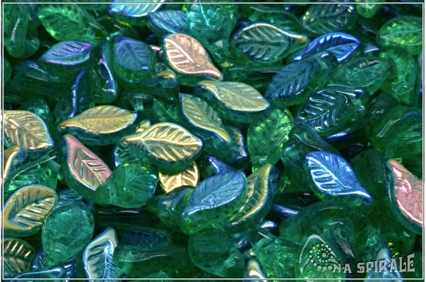 List bobkov 6x12 mm - Emerald AB, 20 ks