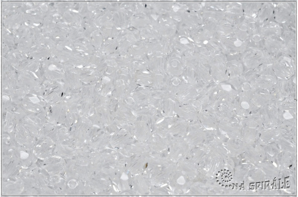 Oh�ovky 4 mm, Crystal, 50 ks