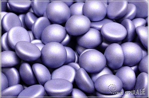 Kaboon kulat 10 mm - Dusty Lilac, 2 ks