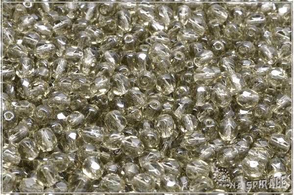 Ohovky 4 mm, Transparent Light Smoky Gray, 50 ks