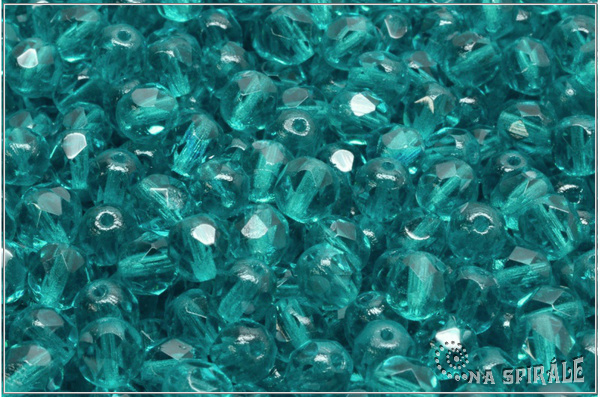 Oh�ovky 6 mm, Transparent Zircon, 20 ks