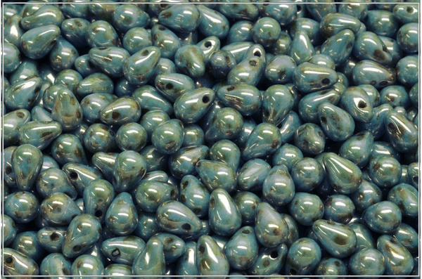 Kapiky/Drops 4x6 mm, Chalk Safari, 60 ks
