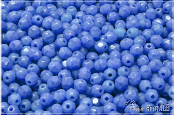 Oh�ovky 4 mm, Cornflower Blue Silk, 50 ks