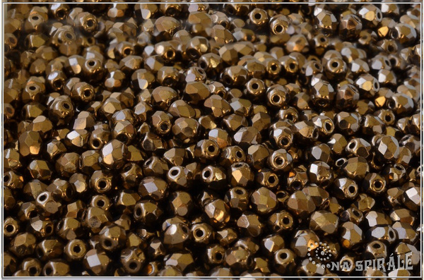 ** Oh�ovky 4 mm, Metallic Light Bronze, 50 ks