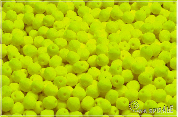 Oh�ovky 4 mm, UV Neon Yellow, 50 ks