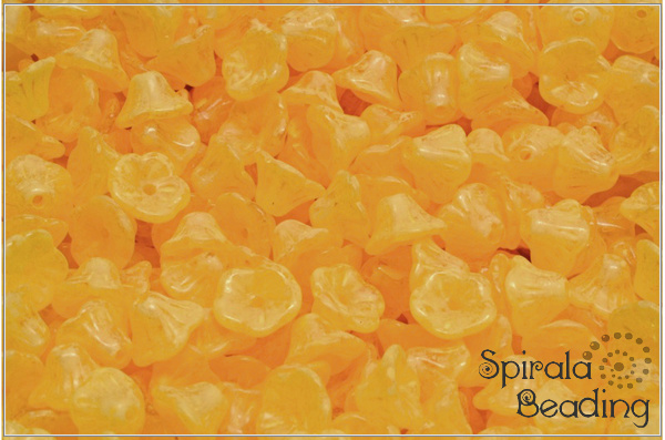 Kytiky - kalky 7x5 mm, Crystal Sunny Yellow Full Wash, 25 ks