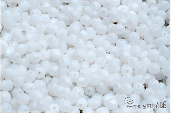 Oh�ovky 4 mm, White Silk, 50 ks