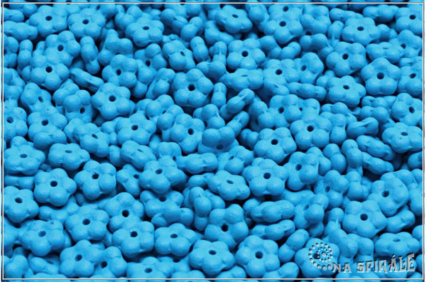 Kyti�ky - pomn�nky 5 mm, Velvet Mat Blue, 50 ks