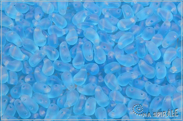 ZoliDuo Right - prav - Transparent Aquamarine Matted, 20 ks