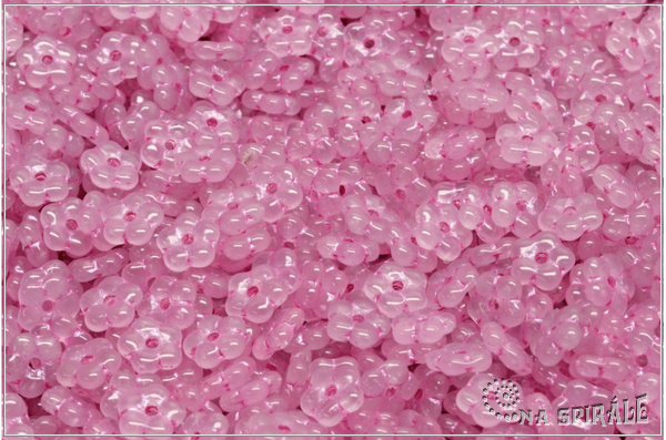 Kyti�ky - pomn�nky 5 mm, Crystal Light Pink Bicolor Pink Wash, 50 ks