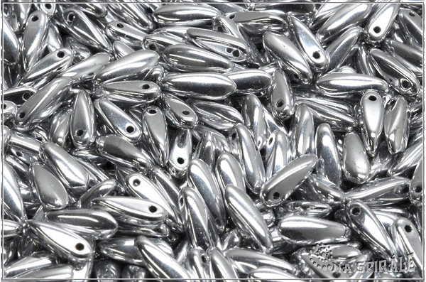 Jazky 10x3 mm, crystal, Labrador Full, 40 ks