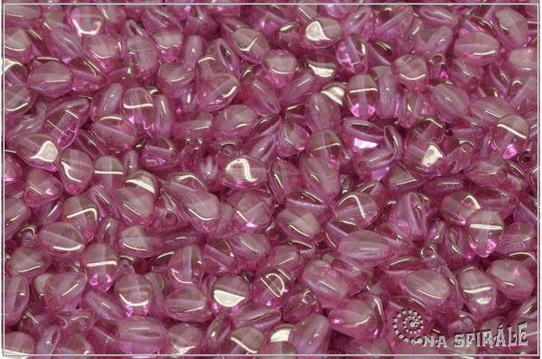 Pohanka crystal lila luster, 5x3,5 mm, 50 ks