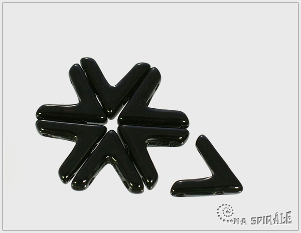 AVA Beads, Jet, 1 ks