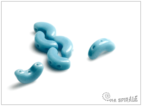 Arcos par Puca, Opaque Blue Turqoise, 20 ks