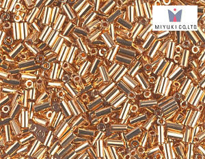 MIYUKI Bugle 3 mm, Galvanized Yellow Gold, BGL1-1053, 10 g