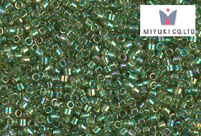 Miyuki Delica, Transparent Olive AB DB1247, 5 g