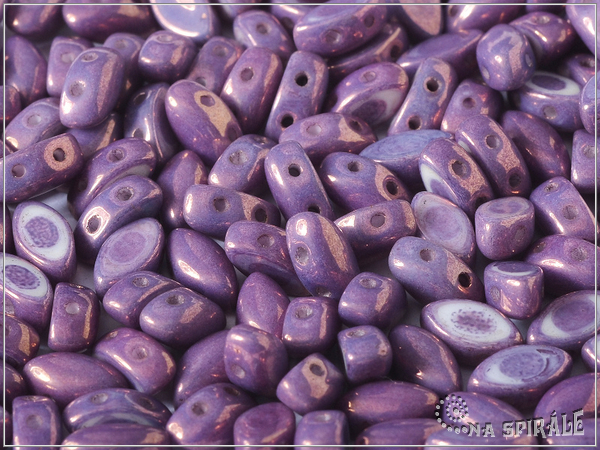 IrisDuo 3x7 mm, Antique Blueberry, 20 ks