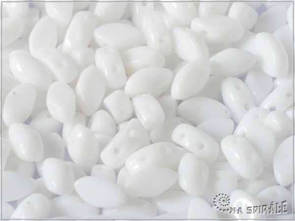 IrisDuo 3x7 mm, Chalk White, 20 ks