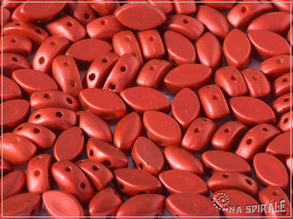 IrisDuo 3x7 mm, Lava Red, 20 ks